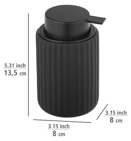 Set di accessori da bagno nero Belluno - Wenko
