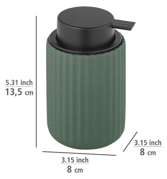 Set di accessori da bagno verde in ceramica Belluno - Wenko