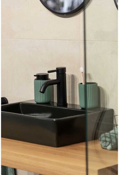 Set di accessori da bagno verde in ceramica Belluno - Wenko