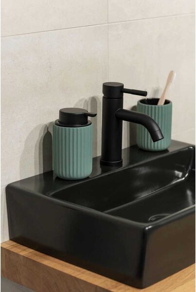 Set di accessori da bagno verde in ceramica Belluno - Wenko