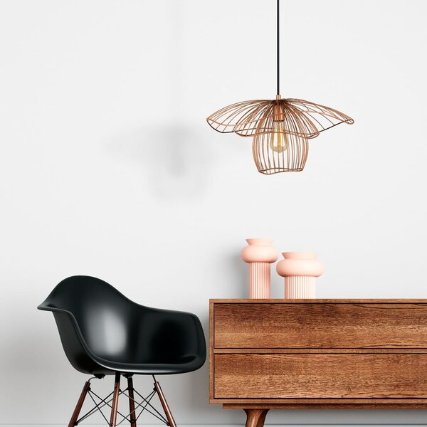 Lampadario nero/rosa ø 50 cm Root – Squid Lighting