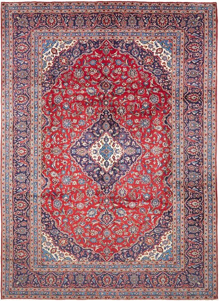 Tappeto Ardakan Persia Medaglione Rosso Blu 297x408 Cm