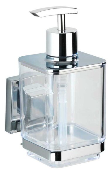 Set di accessori da bagno autoportanti color argento in plastica lucido Quadro - Wenko