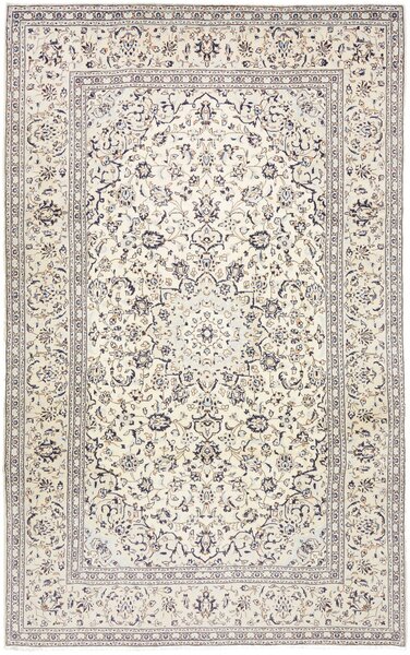 Tappeto Kashan Persia Floreale Crema Blu Scuro 200x320 Cm