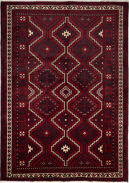 Tappeto Lori Persia Astratto Rosso Blu 222x302 Cm