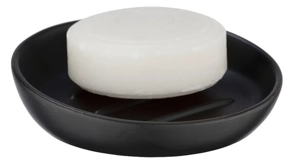 Set di accessori da bagno nero opaco in ceramica Badi - Wenko