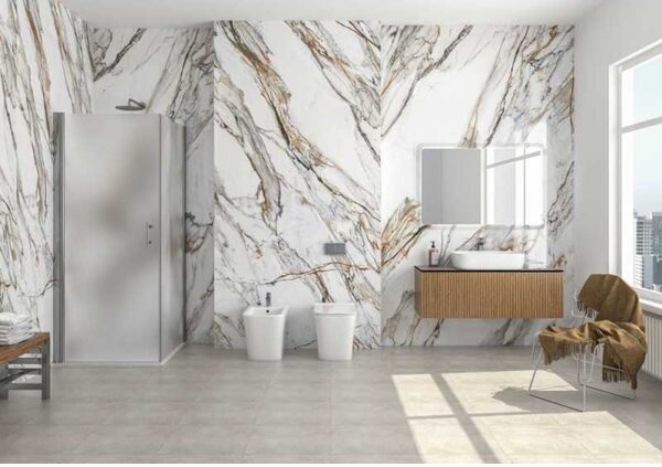 Kamalu box doccia 80x80 battente vetro satinato altezza 200h | ks2800fao