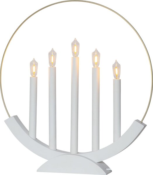 Decorazione luminosa bianca natalizia Brace - Star Trading