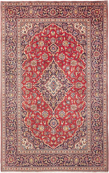 Tappeto Ardakan Persia Medaglione Rosso Blu 194x310 Cm