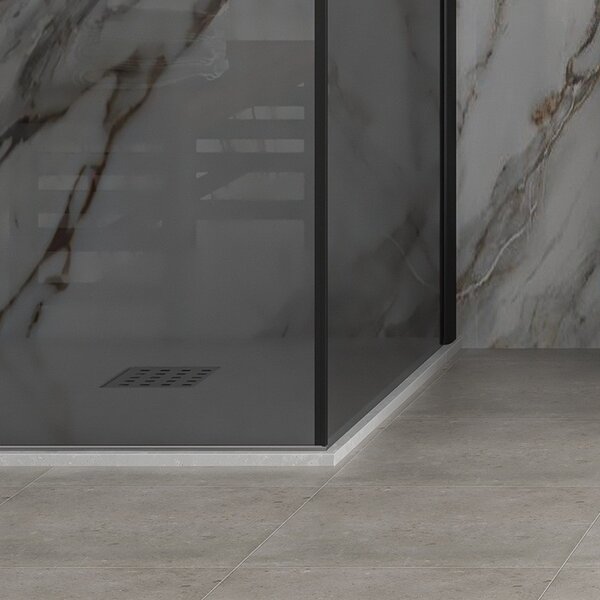 Kamalu box doccia 70x80 doppio battente vetro fumé altezza 200h | ks2800af