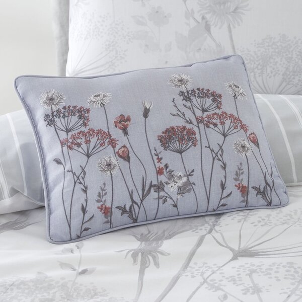 Cuscino rosa e grigio , 30 x 40 cm Meadowsweet Floral - Catherine Lansfield