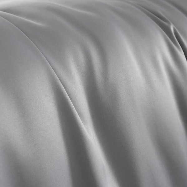 Biancheria grigia per letto matrimoniale 200x200 cm Silky Soft - Catherine Lansfield