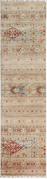 Tappeto Rubin Pakistan Astratto Beige Rosso 79x294 Cm