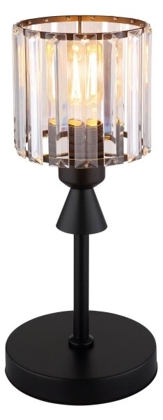 Globo 15742T - Lampada da tavolo JORDANA 1xE27/60W/230V diametro 15 cm nero