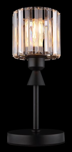 Globo 15742T - Lampada da tavolo JORDANA 1xE27/60W/230V diametro 15 cm nero