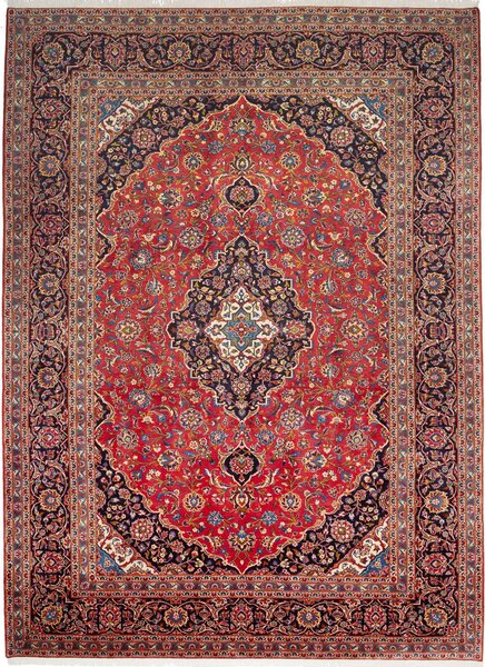 Tappeto Ardakan Persia Medaglione Rosso Blu 263x360 Cm