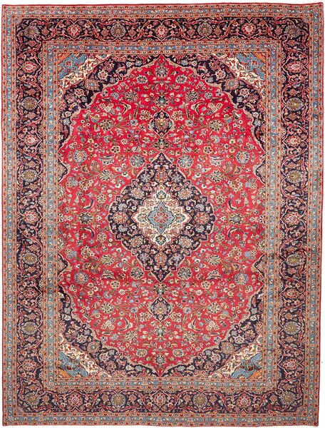 Tappeto Ardakan Persia Medaglione Rosso Blu 297x393 Cm