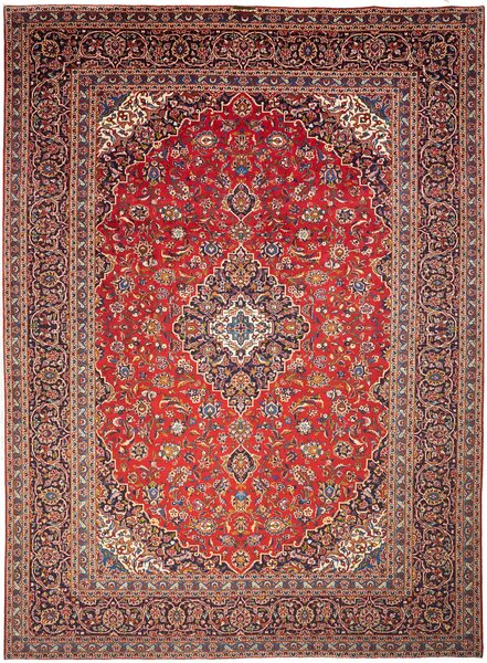 Tappeto Ardakan Persia Medaglione Rosso Blu 310x420 Cm
