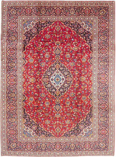 Tappeto Ardakan Persia Medaglione Rosso Blu 255x350 Cm