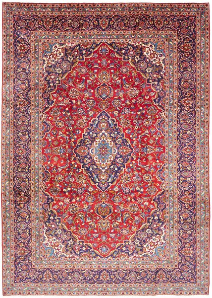 Tappeto Ardakan Persia Medaglione Rosso Blu 248x350 Cm