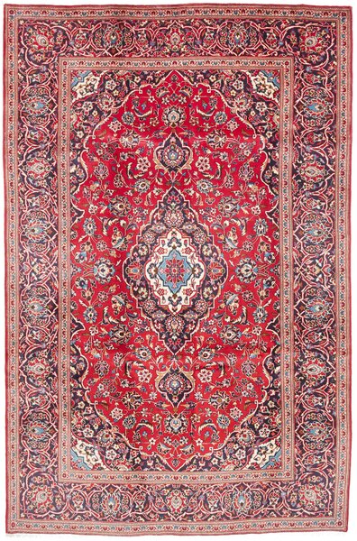 Tappeto Ardakan Persia Medaglione Rosso Blu 196x303 Cm