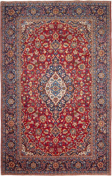 Tappeto Ardakan Persia Medaglione Rosso Blu 230x354 Cm
