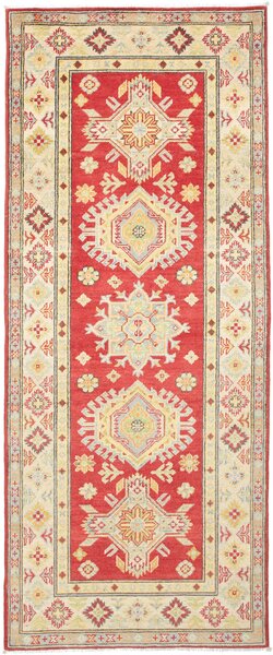 Tappeto Kazak Pakistan Astratto Rosso Crema 82x203 Cm