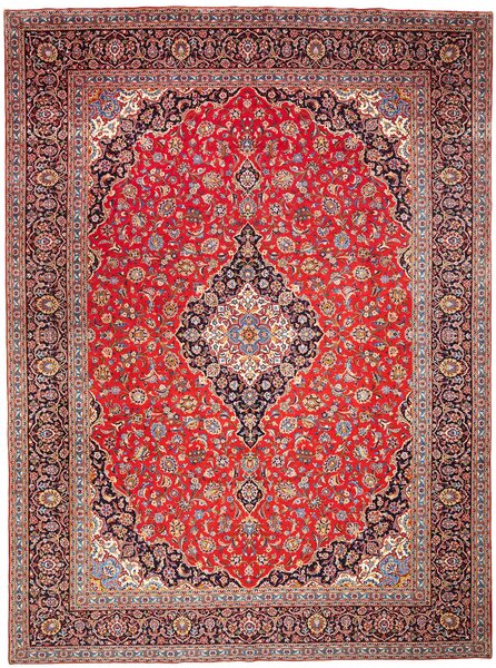 Tappeto Ardakan Persia Medaglione Rosso Blu 300x396 Cm