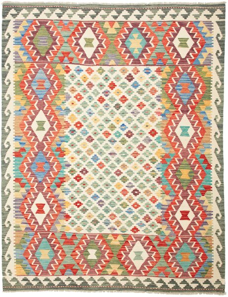 Tappeto Kilim Afghanistan Astratto Multicolore Vivace 178x228 Cm