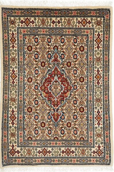 Tappeto Moud Persia Medaglione Crema Rosso 64x92 Cm