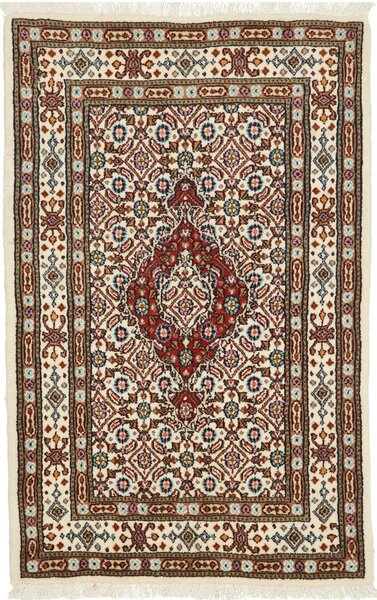 Tappeto Moud Persia Medaglione Crema Rosso 60x94 Cm