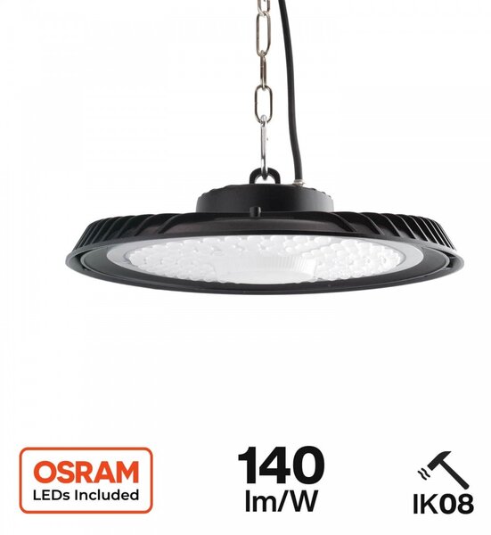 Campana LED 200W, 140lm/w, IP65, IK08 - OSRAM LED Colore Bianco Freddo 6.000K