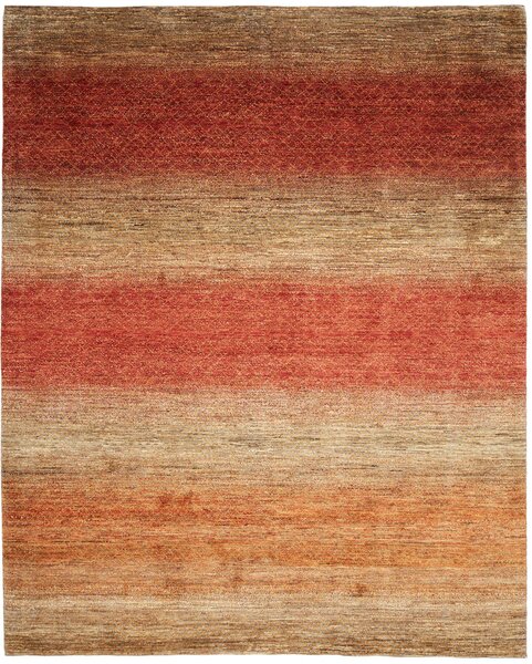 Tappeto Royal Gabbeh Pakistan Geometrico Marrone Terracotta 244x305 Cm