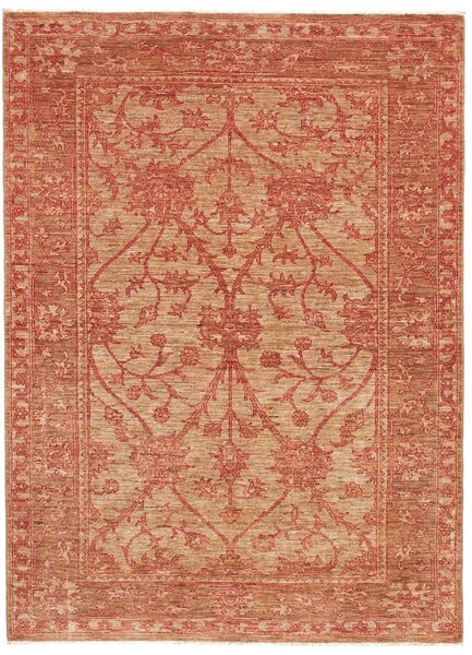 Tappeto Zigler Fine Pakistan Medaglione Terracotta Beige 125x174 Cm