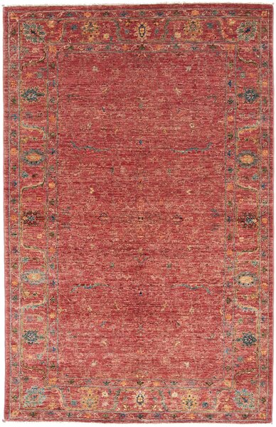 Tappeto Zigler Fine Pakistan Floreale Rosso Mattone Blu 120x190 Cm