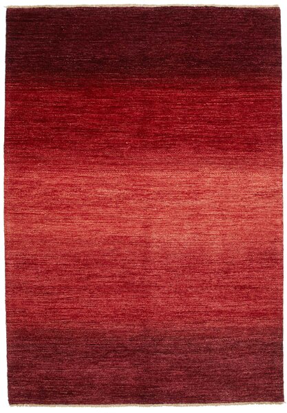 Tappeto Shayan Pakistan Astratto Bordeaux Rosso Degradé 121x186 Cm
