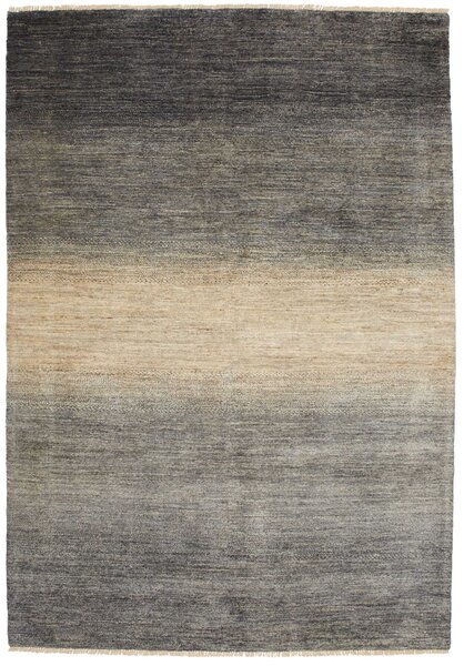 Tappeto Shayan Pakistan Astratto Grigio Beige Naturale 60x92 Cm