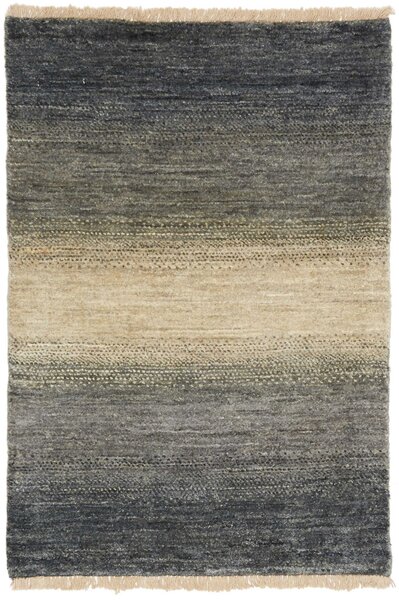Tappeto Shayan Pakistan Astratto Grigio Antracite Beige 63x92 Cm