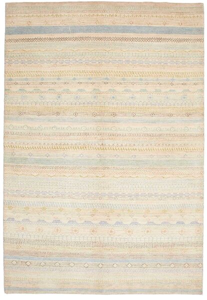 Tappeto Royal Gabbeh Pakistan Astratto Beige Pastello Multicolore 168x247 Cm