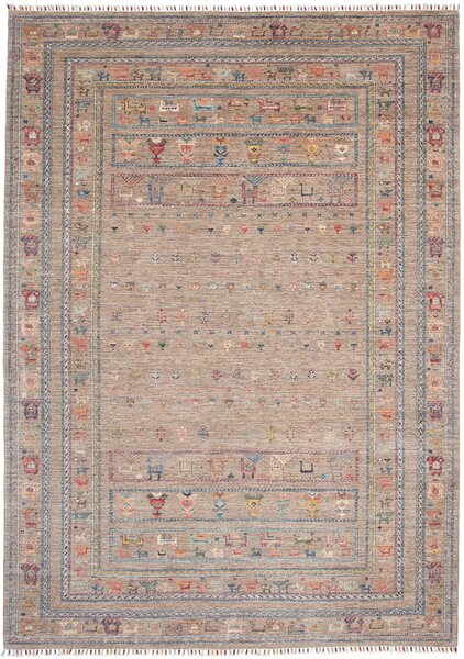 Tappeto Rubin Pakistan Astratto Toni Terra Policromo 205x289 Cm