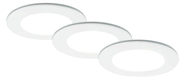 Briloner - SET 3x Lampada LED da incasso per bagni LED/4,8W/230V IP44 + +TC