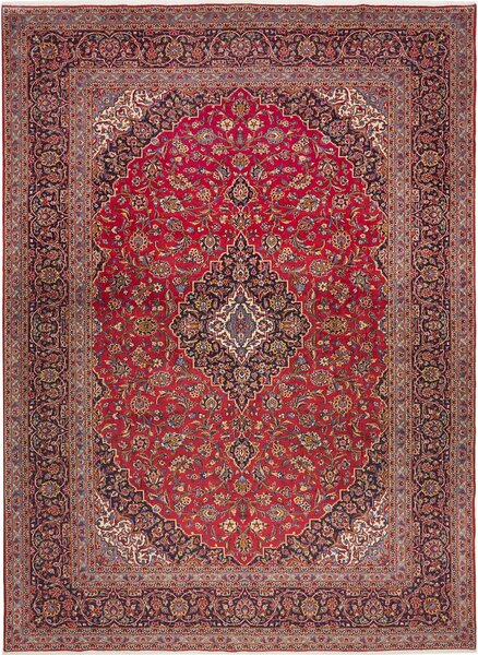Tappeto Ardakan Persia Medaglione Rosso Blu 288x395 Cm