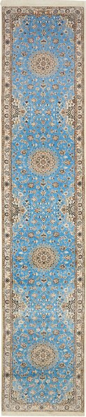 Tappeto Nain 6la Persia Floreale Azzurro Crema 85x440 Cm