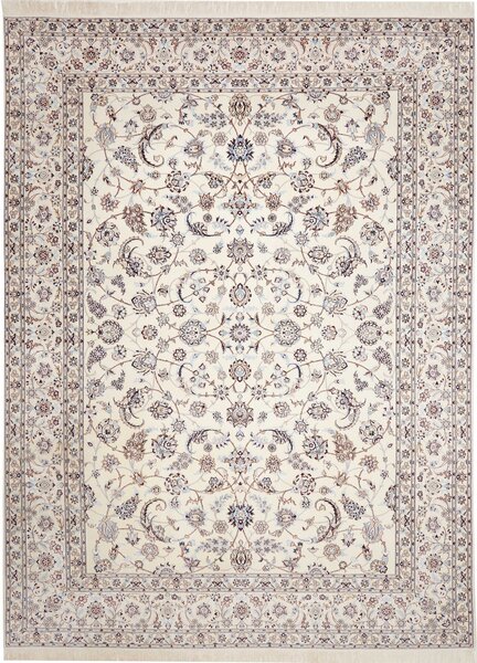 Tappeto Nain 6la Persia Floreale Avorio Blu 257x350 Cm