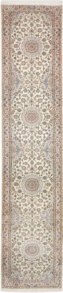 Tappeto Nain 6la Persia Floreale Avorio Beige 85x405 Cm