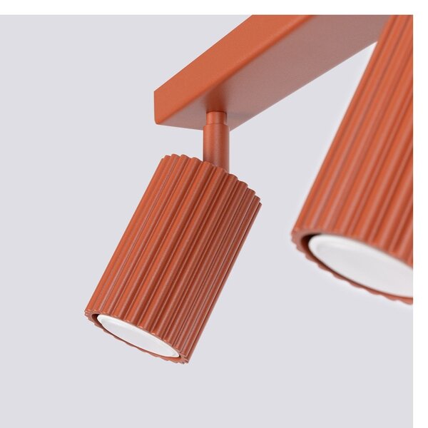 Faretto color mattone 6,5x45 cm Gleam – Sollux
