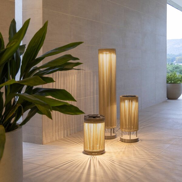 Les Jardins Lampada da pavimento a LED Rop&Strip altezza 120 cm, 3.000 K, 500 lm Rop&Strip, dimmerabile, Marrone / Ruggine, Alluminio, Moderno, Lampade solari