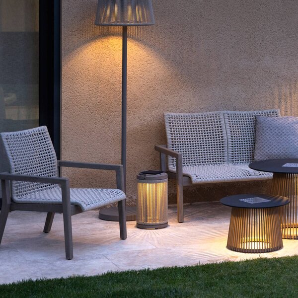 Les Jardins Lampada da pavimento a LED Rop&Altezza della striscia 40 cm, 3.000 K, 500