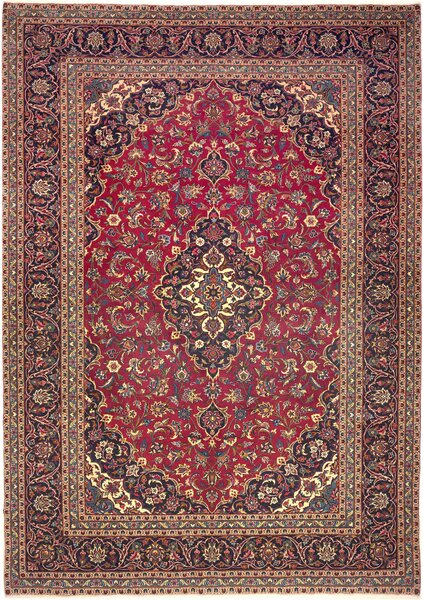 Tappeto Ardakan Persia Medaglione Rosso Blu 287x412 Cm