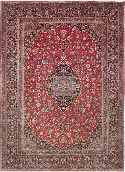 Tappeto Ardakan Persia Medaglione Rosso Blu 300x416 Cm
